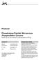 Phosphatase Peptide Microarrays PhosphoSites-Tyrosine Ready-to-use microarrays for phosphatase profiling