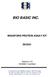 BIO BASIC INC. BRADFORD PROTEIN ASSAY KIT SK3031. Version 4.0 ISO9001 Certified
