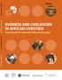 BUSINESS AND LIVELIHOODS IN AFRICAN LIVESTOCK