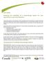 FACT SHEET Assessing the Feasibility of a Geoexchange System for your Agricultural or Agri-Food Operation