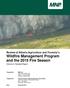 Review of Alberta Agriculture and Forestry s Wildfire Management Program and the 2015 Fire Season
