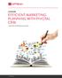 EFFICIENT MARKETING PLANNING WITH PIVOTAL CRM