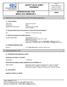 SAFETY DATA SHEET Revised edition no : 0 SDS/MSDS Date : 13 / 7 / 2012