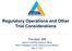 Regulatory Operations and Other Trial Considerations