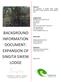 BACKGROUND INFORMATION DOCUMENT: EXPANSION OF SINGITA SWENI LODGE