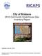 City of Brisbane 2010 Community Greenhouse Gas Inventory Report