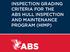 INSPECTION GRADING CRITERIA FOR THE ABS HULL INSPECTION AND MAINTENANCE PROGRAM (HIMP)