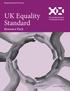 Requirements & Forms. UK Equality Standard. Resource Pack. equalityinsport.org