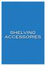 SHELVING ACCESSORIES