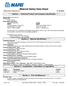 Material Safety Data Sheet Material Name: Planicrete UA ID: SAH00066