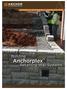 Anchorplex retaining wall construction guide