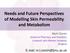 Needs and Future Perspectives of Modelling Skin Permeability and Metabolism
