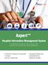 Axpert. Hospital Information Management System A COMPREHENSIVE SOLUTION FOR COMPLETE HOSPITAL MANAGEMENT