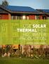 use Solar thermal for hot water production DESIGN APPROACHES