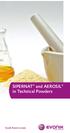SIPERNAT and AEROSIL in Technical Powders
