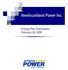 Newfoundland Power Inc. Energy Plan Submission February 28, 2006
