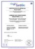 CERTIFICATE OF APPROVAL No CF 5073 LEMINAR AIR CONDITIONING INDUSTRIES L.L.C.