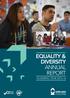EQUALITY & DIVERSITY ANNUAL REPORT ACADEMIC YEAR MINDFUL EMPLOYER