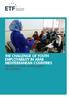 THE CHALLENGE OF YOUTH EMPLOYABILITY IN ARAB MEDITERRANEAN COUNTRIES THE ROLE OF ACTIVE LABOUR MARKET PROGRAMMES