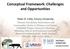 Conceptual Framework: Challenges and Opportunities