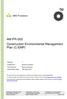 AM-PR-003 Construction Environmental Management Plan (C-EMP)