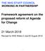 Framework agreement on the proposed reform of Agenda for Change
