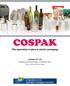 The specialists in glass & plastic packaging COSPAK PTY LTD AUSTRALIAN PACKAGING COVENANT (APC) ACTION PLAN