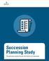 Succession Planning Study