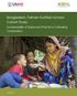 Bangladesh: Farmer Nutrition School Cohort Study. Sustainability of Improved Practices Following Graduation