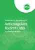 Guidelines for the safe use of. Anticoagulant Rodenticides by professional users