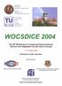 WOCSDICE 2004, Smolenice Castle, Slovakia, May