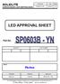 LED APPROVAL SHEET SOLIDLITE. Pb-free. Part No: SURFACE MOUNT LIGHT EMITTING DIODE NOTE : Prepared Checked Approved Joanne.
