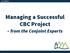 Managing a Successful CBC Project