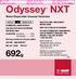 Odyssey NXT. 692g. Water-Dispersible Granular Herbicide. Updated: Jan Approved: Feb Created: Oct