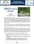 2012 YEAR IN REVIEW FRASER VALLEY WATERSHED PROGRAM. Watershed Program Overview: Watershed Program Projects: