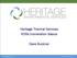 Heritage Thermal Services RCRA Incineration Basics. Dave Buckner