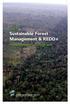 GEF Sustainable Forest Management & REDD+ Investment Program