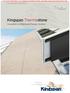 Kingspan Thermastone Insulated Architectural Facade System