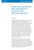 Improving Operational Risk Management at Banks with Big Data Analytics