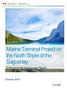 Marine Terminal Project on the North Shore of the Saguenay. Environmental Assessment Report