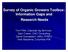 Survey of Organic Growers Toolbox: Information Gaps and Research Needs