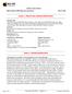 Safety Data Sheet. Material Name: EPDM Tapes and Accessories SDS Section 1 - PRODUCT AND COMPANY IDENTIFICATION