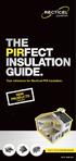 Your reference for Recticel PIR insulation. NEW PRODUCTS FOR 2015 INSULATION EXCELLENCE