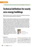 Technical definition for nearly zero energy buildings