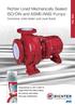 Richter Lined Mechanically Sealed ISO/DIN and ASME/ANSI Pumps