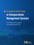 The Complete Buyer s Guide to Transportation Management Systems PG. 1