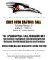 THE OPEN CASTING CALL IS MANDATORY