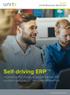 Self-driving ERP TM. Experience the power of people-centric ERP solutions designed for the speed of business. In business for people.