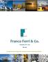 Franco Ferri & Co. Pakistan Pvt. Ltd. Since Serving Oil & Gas, Energy, Petro-Chemical, Textile & Construction Industry