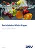 Perishables White Paper. Is it just a question of time?